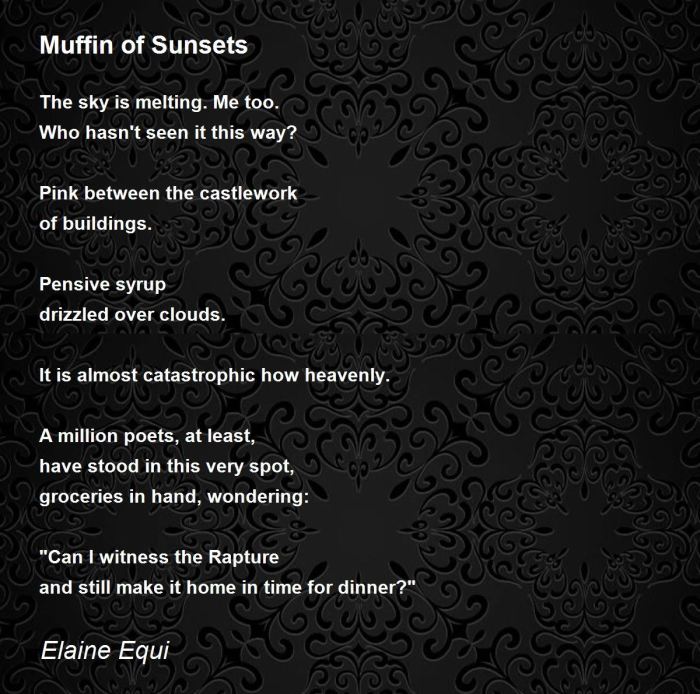 Elaine equi a quiet poem