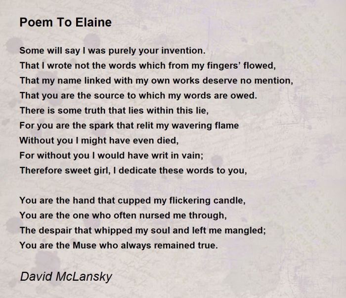 Elaine equi a quiet poem