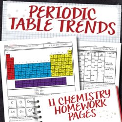 Chemistry periodic trends worksheet answers