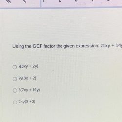 Factoring gcf expressions using ee preview